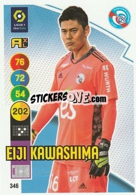 Sticker Eiji Kawashima - FOOT 2021-2022. Adrenalyn XL - Panini