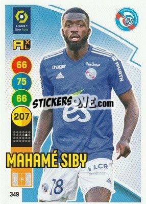 Figurina Mahamé Siby - FOOT 2021-2022. Adrenalyn XL - Panini