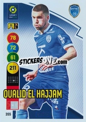 Sticker Oualid El Hajjam - FOOT 2021-2022. Adrenalyn XL n. 355 - Panini
