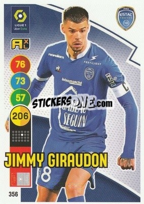 Sticker Jimmy Giraudon - FOOT 2021-2022. Adrenalyn XL n. 356 - Panini