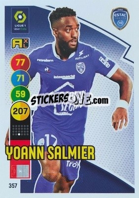 Sticker Yoann Salmier - FOOT 2021-2022. Adrenalyn XL - Panini