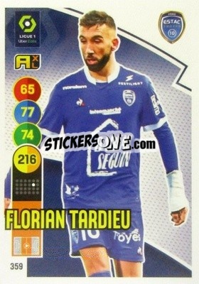 Figurina Florian Tardieu - FOOT 2021-2022. Adrenalyn XL - Panini