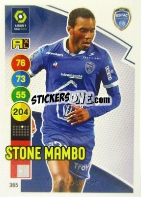 Sticker Stone Mambo - FOOT 2021-2022. Adrenalyn XL n. 365 - Panini