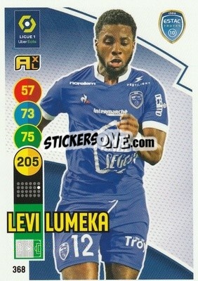 Sticker Levi Lumeka - FOOT 2021-2022. Adrenalyn XL n. 368 - Panini