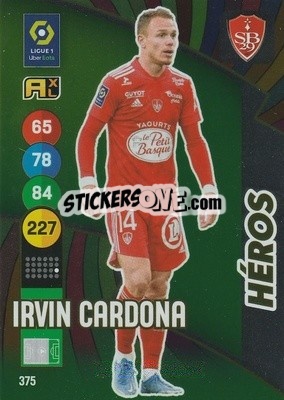 Cromo Irvin Cardona - FOOT 2021-2022. Adrenalyn XL - Panini