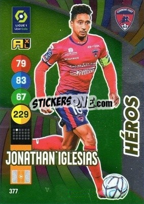 Sticker Jonathan Iglesias - FOOT 2021-2022. Adrenalyn XL - Panini