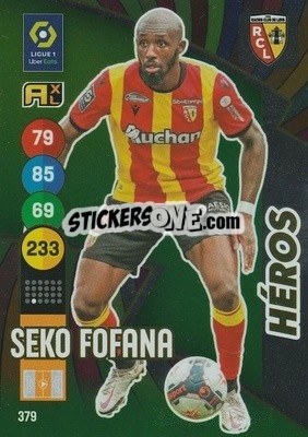 Sticker Seko Fofana - FOOT 2021-2022. Adrenalyn XL n. 379 - Panini