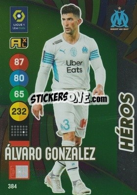 Sticker Alvaro Gonzalez - FOOT 2021-2022. Adrenalyn XL n. 384 - Panini