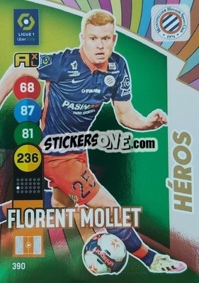 Sticker Florent Mollet - FOOT 2021-2022. Adrenalyn XL n. 390 - Panini