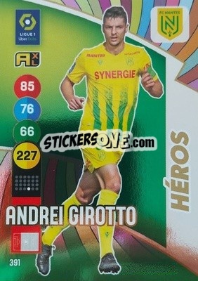 Sticker Andrei Girotto - FOOT 2021-2022. Adrenalyn XL n. 391 - Panini