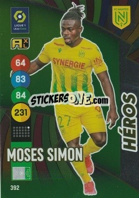 Sticker Moses Simon - FOOT 2021-2022. Adrenalyn XL n. 392 - Panini