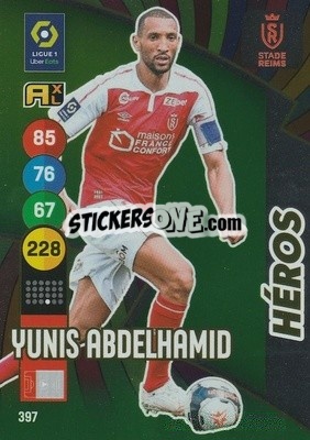Sticker Yunis Abdelhamid - FOOT 2021-2022. Adrenalyn XL n. 397 - Panini