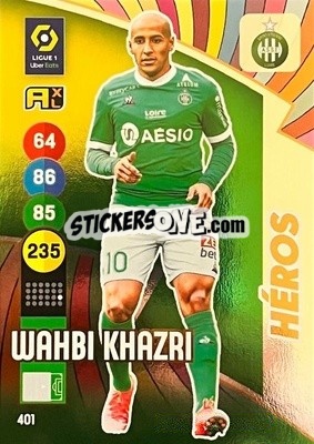 Sticker Wahbi Khazri - FOOT 2021-2022. Adrenalyn XL n. 401 - Panini