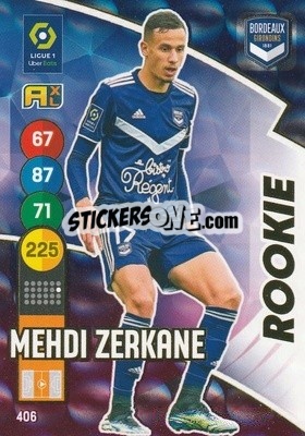 Sticker Mehdi Zerkane - FOOT 2021-2022. Adrenalyn XL - Panini
