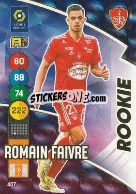 Sticker Romain Faivre - FOOT 2021-2022. Adrenalyn XL n. 407 - Panini
