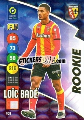 Cromo Loic Badé - FOOT 2021-2022. Adrenalyn XL n. 408 - Panini