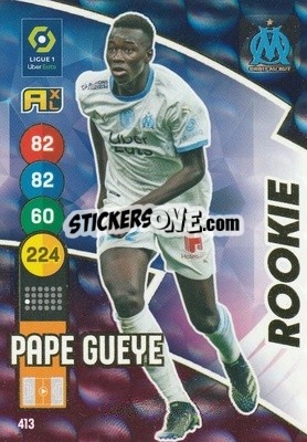 Sticker Pape Gueye - FOOT 2021-2022. Adrenalyn XL n. 413 - Panini