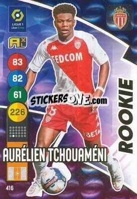 Sticker Aurélien Tchouaméni - FOOT 2021-2022. Adrenalyn XL - Panini