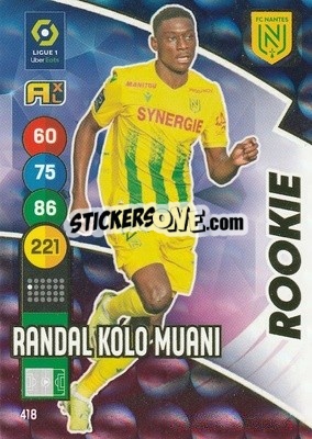 Sticker Randal Kolo Muani - FOOT 2021-2022. Adrenalyn XL - Panini