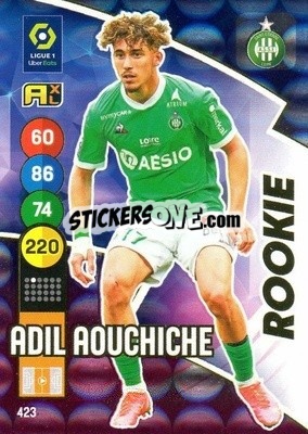 Sticker Adil Aouchiche - FOOT 2021-2022. Adrenalyn XL n. 423 - Panini