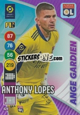 Sticker Anthony Lopes - FOOT 2021-2022. Adrenalyn XL n. 424 - Panini
