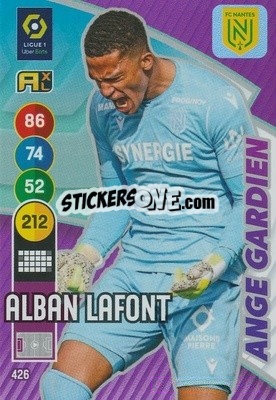 Sticker Alban Lafont - FOOT 2021-2022. Adrenalyn XL - Panini