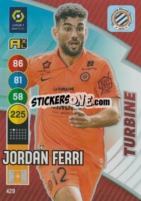 Sticker Jordan Ferri - FOOT 2021-2022. Adrenalyn XL - Panini