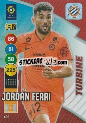Sticker Jordan Ferri - FOOT 2021-2022. Adrenalyn XL n. 429 - Panini