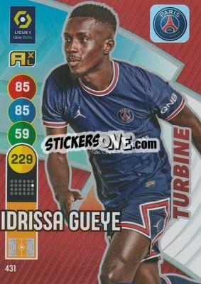 Sticker Idrissa Gueye - FOOT 2021-2022. Adrenalyn XL - Panini