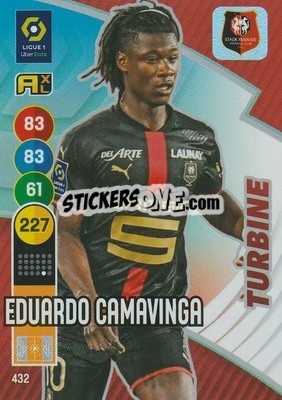 Sticker Eduardo Camavinga - FOOT 2021-2022. Adrenalyn XL n. 432 - Panini