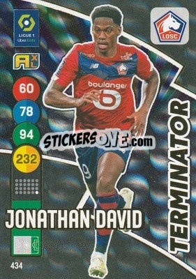 Sticker Jonathan David - FOOT 2021-2022. Adrenalyn XL - Panini