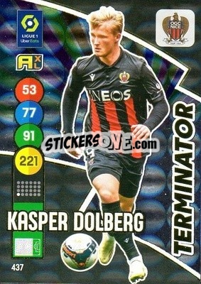 Sticker Kasper Dolberg - FOOT 2021-2022. Adrenalyn XL n. 437 - Panini