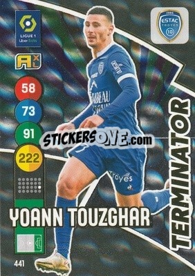 Sticker Yoann Touzghar - FOOT 2021-2022. Adrenalyn XL - Panini