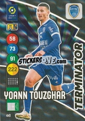 Sticker Yoann Touzghar - FOOT 2021-2022. Adrenalyn XL n. 441 - Panini