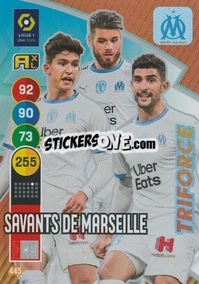 Sticker Savants de Marseille - FOOT 2021-2022. Adrenalyn XL n. 445 - Panini