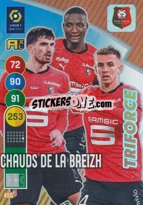 Sticker Chauds de la Breizh - FOOT 2021-2022. Adrenalyn XL n. 450 - Panini
