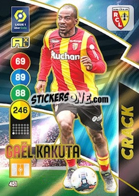 Sticker Gael Kakuta - FOOT 2021-2022. Adrenalyn XL n. 451 - Panini