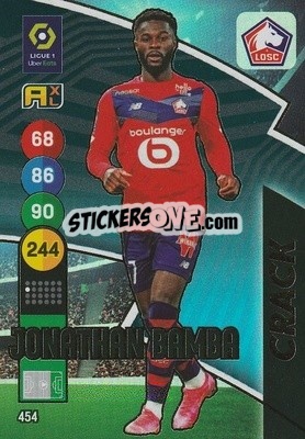 Sticker Jonathan Bamba - FOOT 2021-2022. Adrenalyn XL n. 454 - Panini