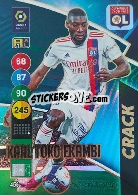 Sticker Karl Toko Ekambi - FOOT 2021-2022. Adrenalyn XL n. 456 - Panini