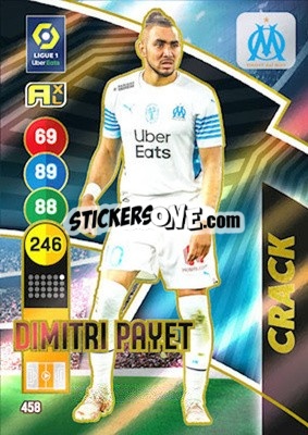 Sticker Dimitri Payet - FOOT 2021-2022. Adrenalyn XL n. 458 - Panini