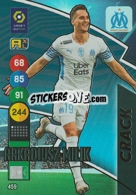Sticker Arkadiusz Milik - FOOT 2021-2022. Adrenalyn XL n. 459 - Panini