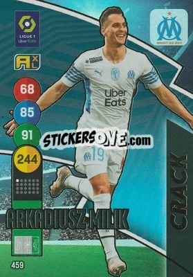 Sticker Arkadiusz Milik - FOOT 2021-2022. Adrenalyn XL - Panini