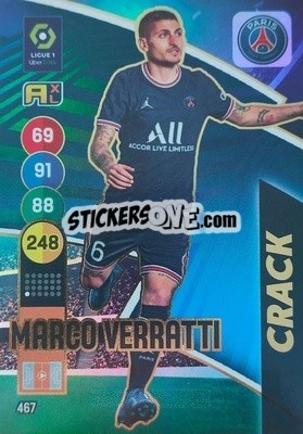 Sticker Marco Verratti - FOOT 2021-2022. Adrenalyn XL - Panini