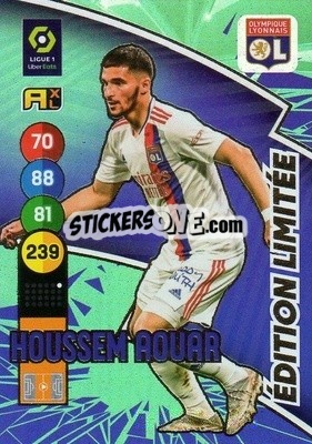 Sticker Houssem Aouar - FOOT 2021-2022. Adrenalyn XL - Panini