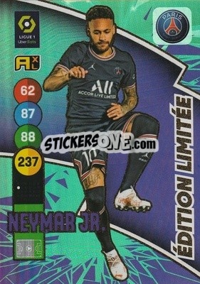 Sticker Neymar Jr. - FOOT 2021-2022. Adrenalyn XL - Panini