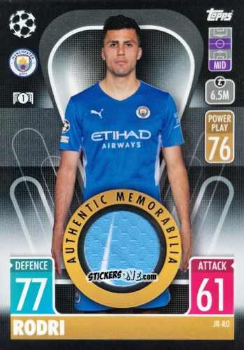 Cromo Rodri - UEFA Champions League & Europa League 2021-2022. Match Attax n. JR-RO - Topps