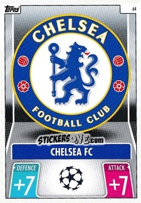 Sticker Club Badge - UEFA Champions League & Europa League 2021-2022. Match Attax n. 64 - Topps