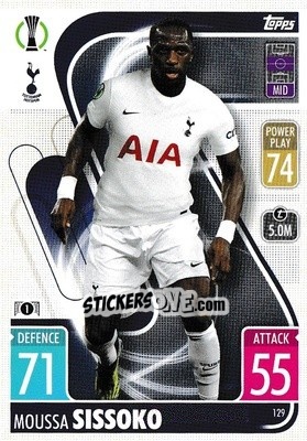 Figurina Moussa Sissoko - UEFA Champions League & Europa League 2021-2022. Match Attax - Topps