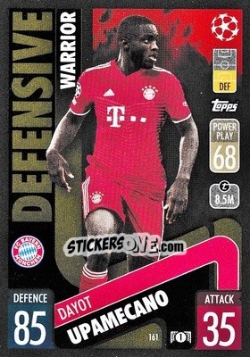 Sticker Dayot Upamecano - UEFA Champions League & Europa League 2021-2022. Match Attax n. 161 - Topps