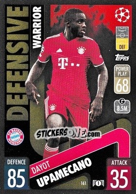 Cromo Dayot Upamecano - UEFA Champions League & Europa League 2021-2022. Match Attax - Topps